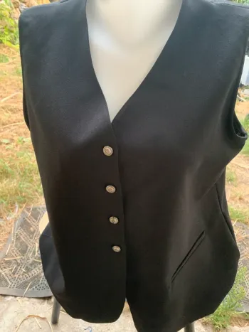 Veston vintage sans manches gilet Adèle Joris 40-42