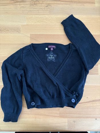 Gilet cache-cœur 2 ans 86cm
