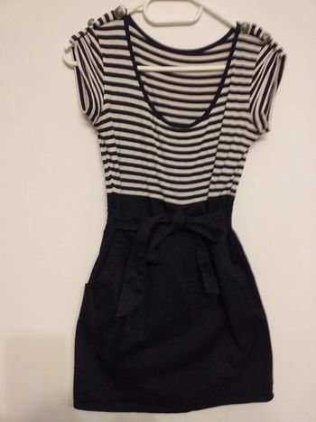 Robe bleue marine