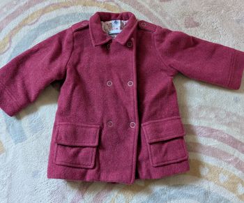 Magnifique Manteau Caban Fille Petit Bateau - 18 Mois (81 cm) - Neuf