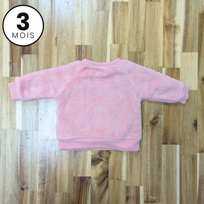 Pull chaud, Rose zèbre, 3 mois, Pekkle - photo numéro 2