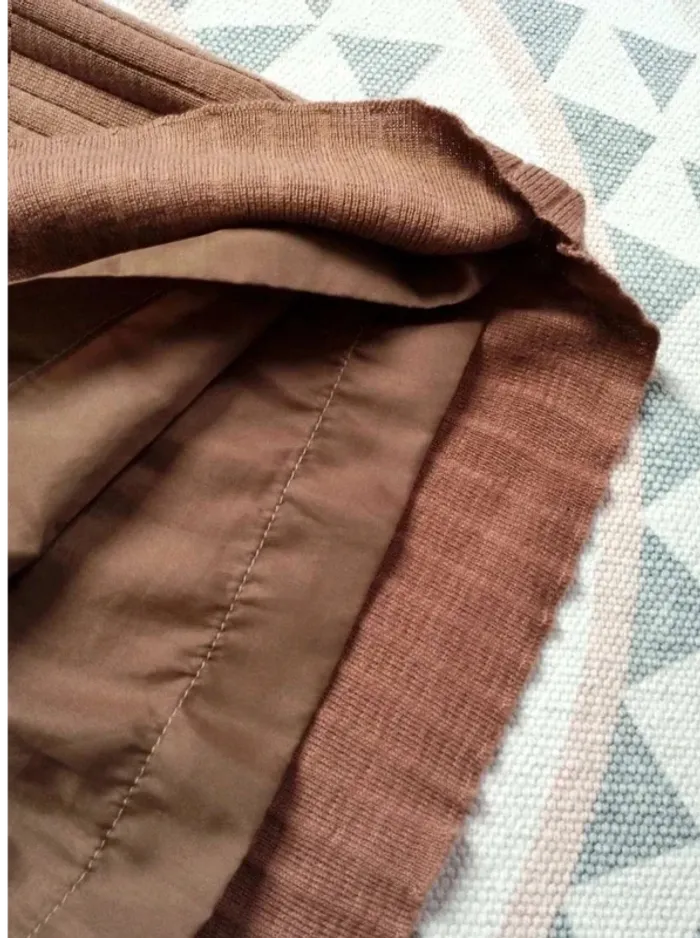 Jupe longue Laine - Made in France - Vintage Montagut - 38 actuel - Parfait État - photo numéro 8