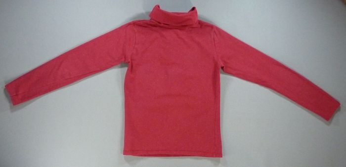 Tee-shirt sous-pull jersey rouge pois Du Pareil Au Même 12 ans 150 cm fille - photo numéro 4