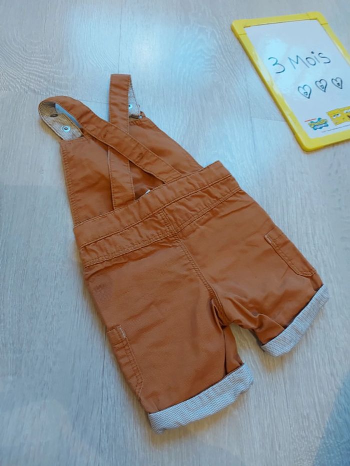 Jolie salopette short obaibi garçon 3 mois - photo numéro 3