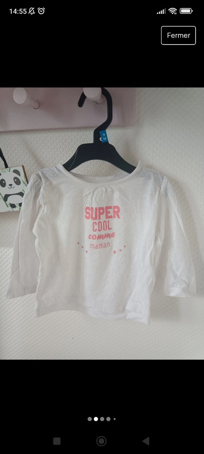 T-shirt manches longues fille - photo numéro 5