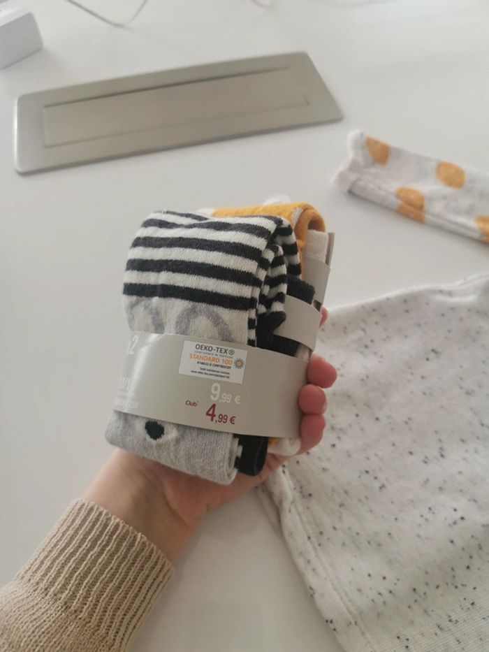 Robe sweat ML avec collants - photo numéro 3