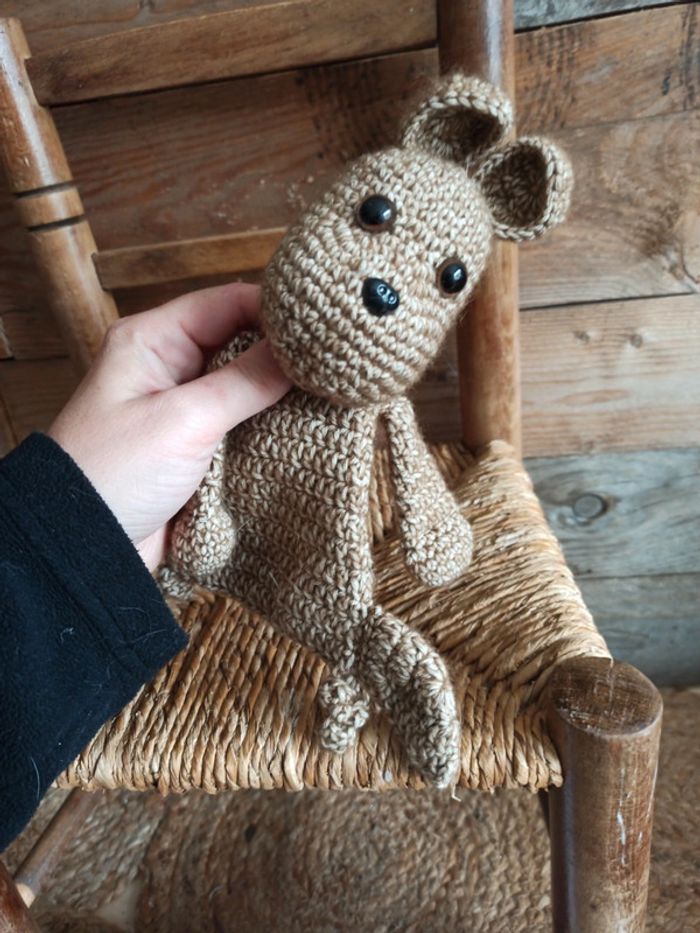 Doudou chien crochet fait main - photo numéro 5