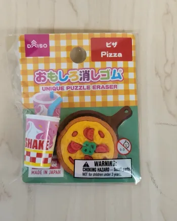 Gommes Daiso "Omoshiro keshigomu" : Pizza