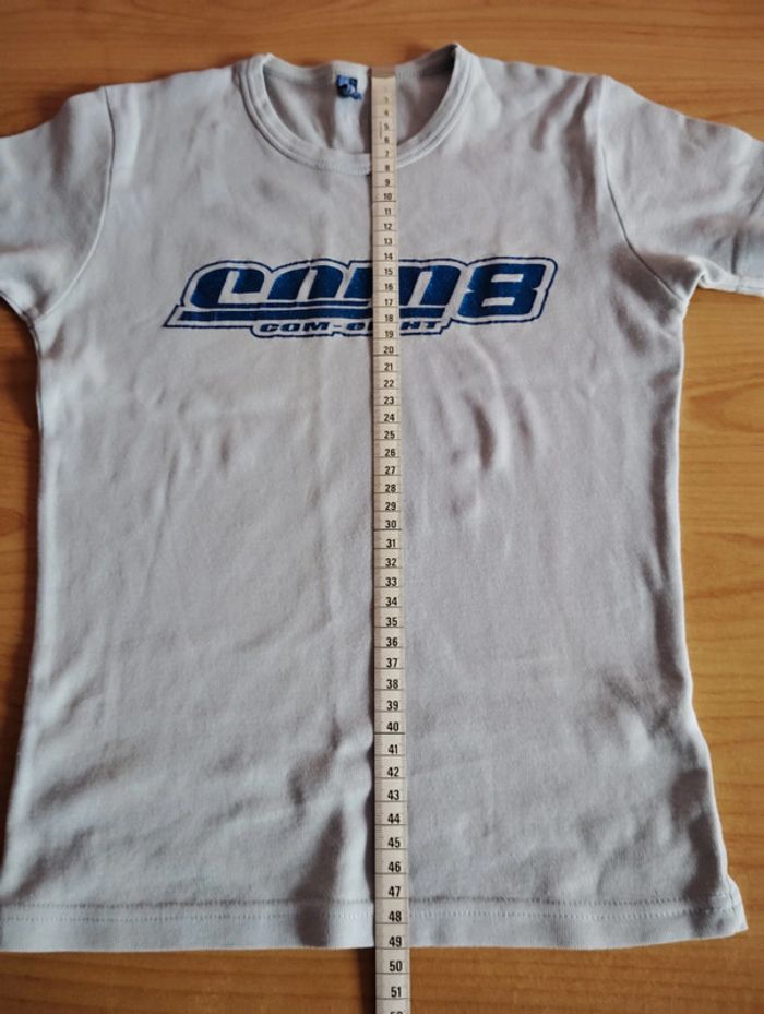 T-shirt bleu ciel - photo numéro 4
