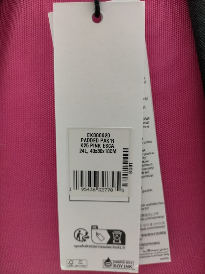 Sac à dos Eastpak Rose 24L - photo numéro 3