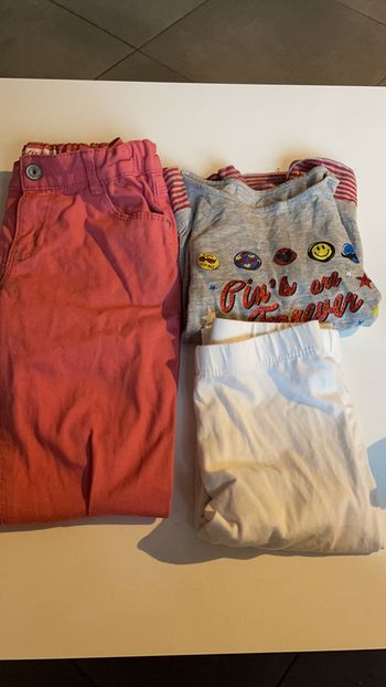 Lots pantalons fille