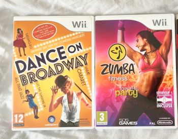Lot jeux Nintendo Wii zumba Broadway