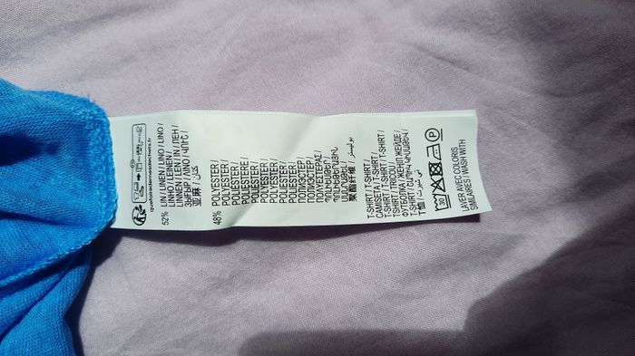 t-shirt été bleu turquoise - photo numéro 2