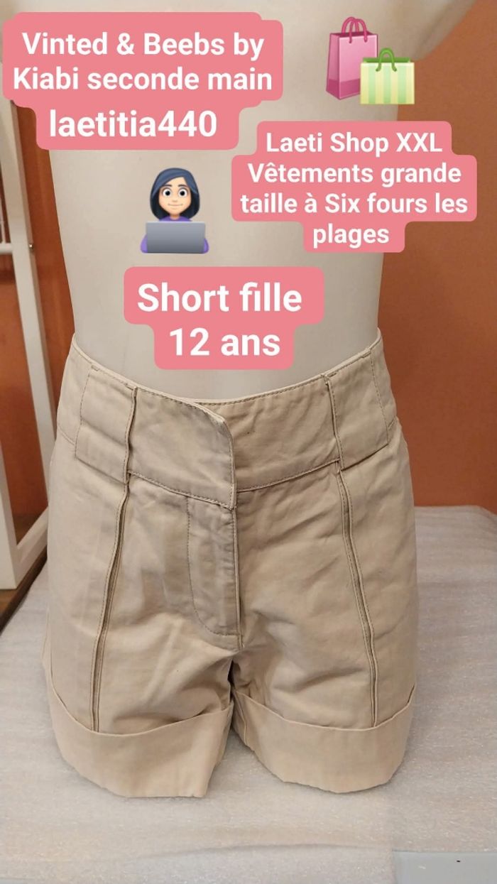 Short 12 ans fille