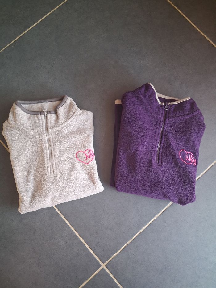 Lot de 2 polaires 8 ans