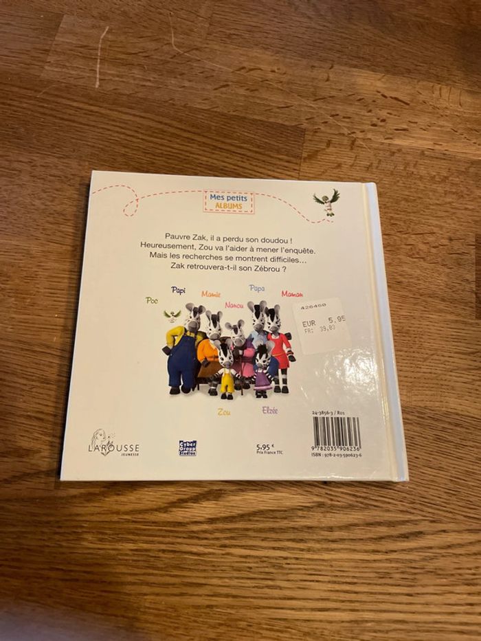 Livre Zou et le doudou perdu - photo numéro 3