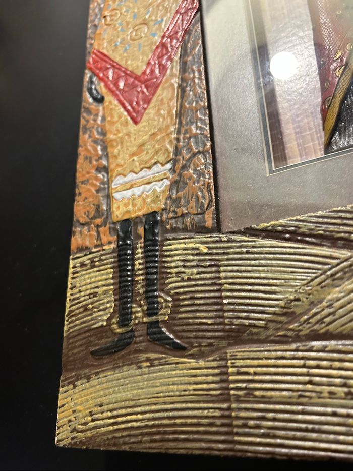 Tableau africain, très coloré - photo numéro 5