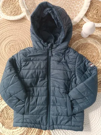 Doudoune bébé garçon bleu taille 24 mois