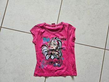 T-shirt MC fille Monster high 10 ans CHEV