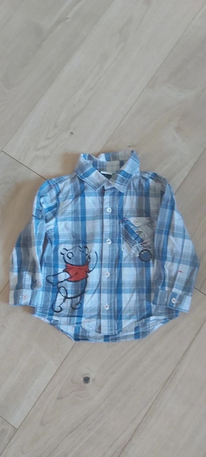 Chemise manches longues garçon Disney Winnie l'ourson 24 mois (78)