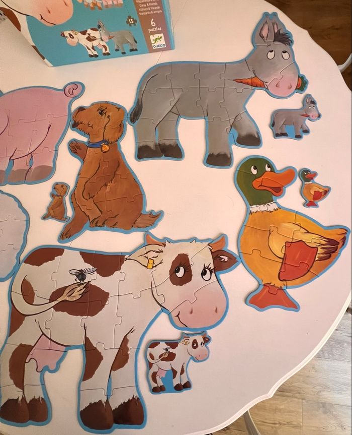 6 puzzles évolutive Djeco Pâquerettes et ses amis - photo numéro 4