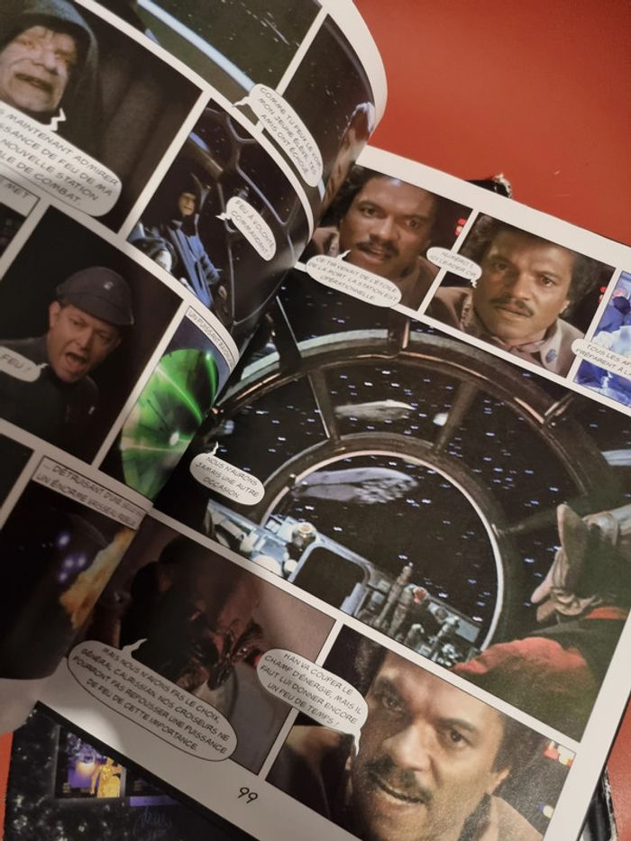 lot de 2 livres du film le retour du jedi avec défaut - photo numéro 8