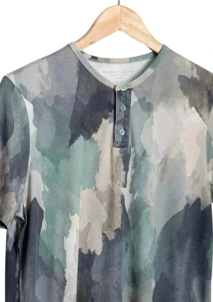 Tee-shirt camouflage Majestic Filatures – Taille M - photo numéro 3