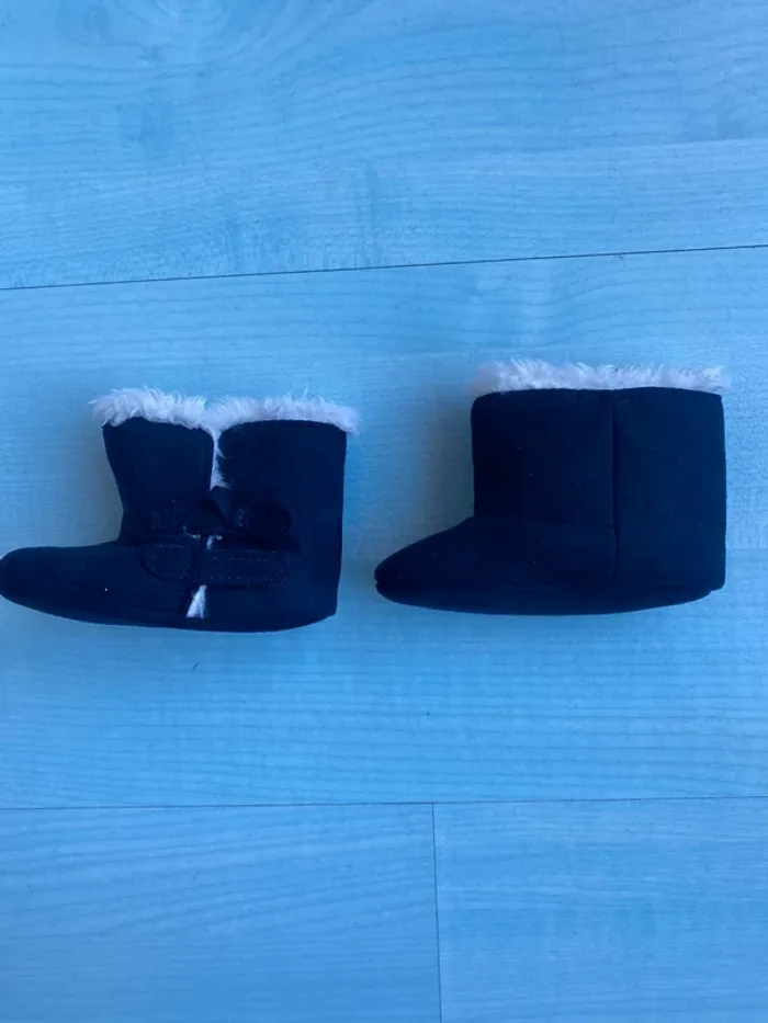 Bottines fourrées marine 17/18 - photo numéro 2