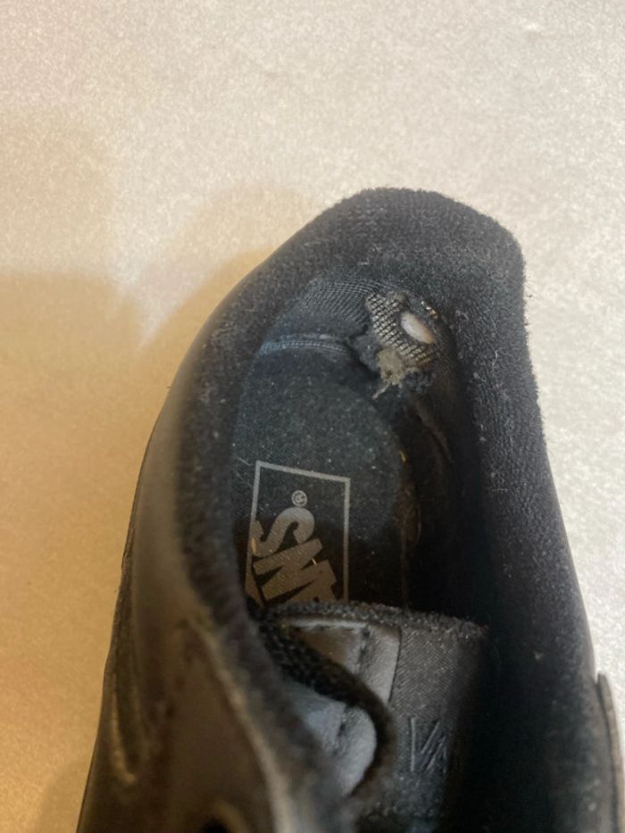 Baskets noires Vans taille 38,5 - n30h - photo numéro 6