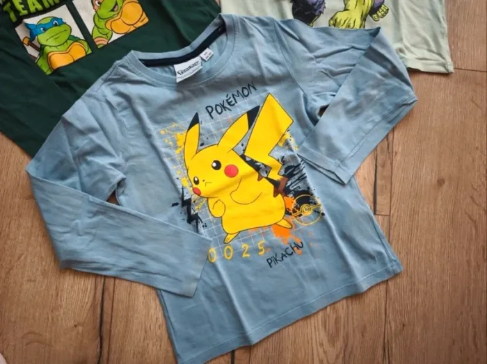 Lots de 3 hauts pyjamas 5-6 ans - photo numéro 2