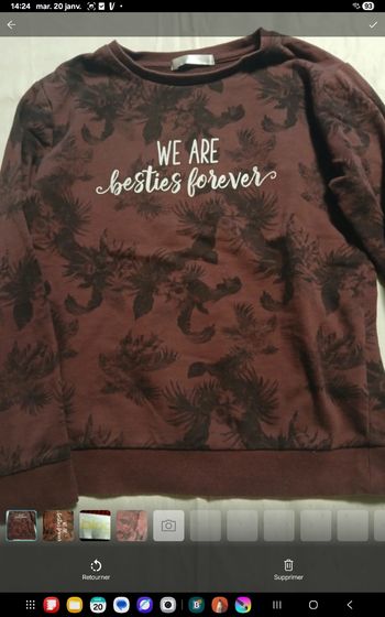 Sweat-shirt 10 ans GF25