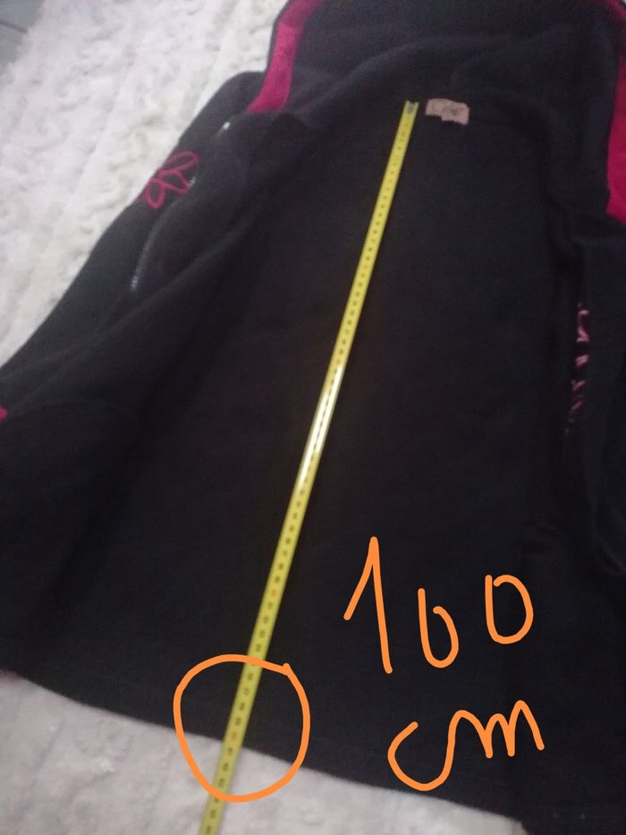 Veste zippée polaire 🖤🩷🖤 à capuche femme M - photo numéro 5