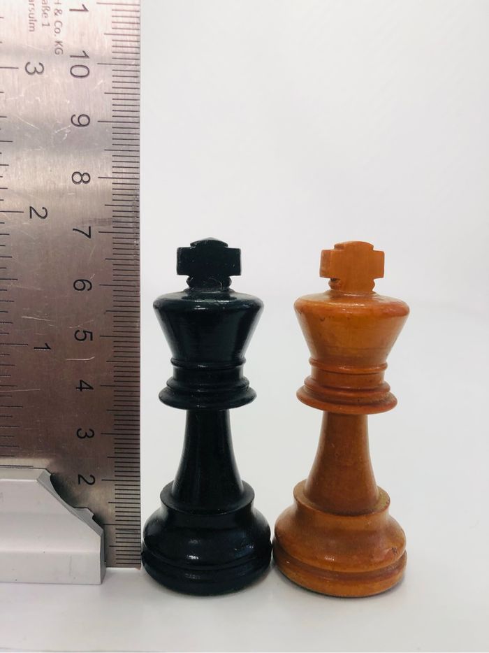 Pièces d’échecs Lardy plombées feutrées - photo numéro 5