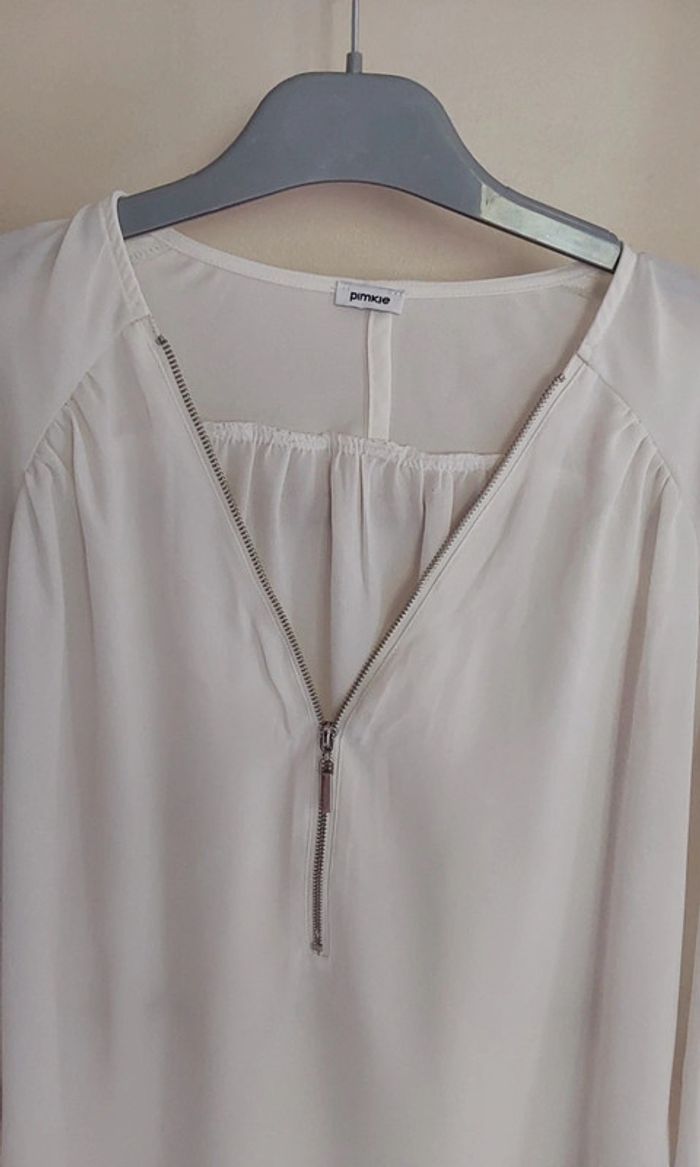Blouse fluide et légère blanche T 36 - photo numéro 2