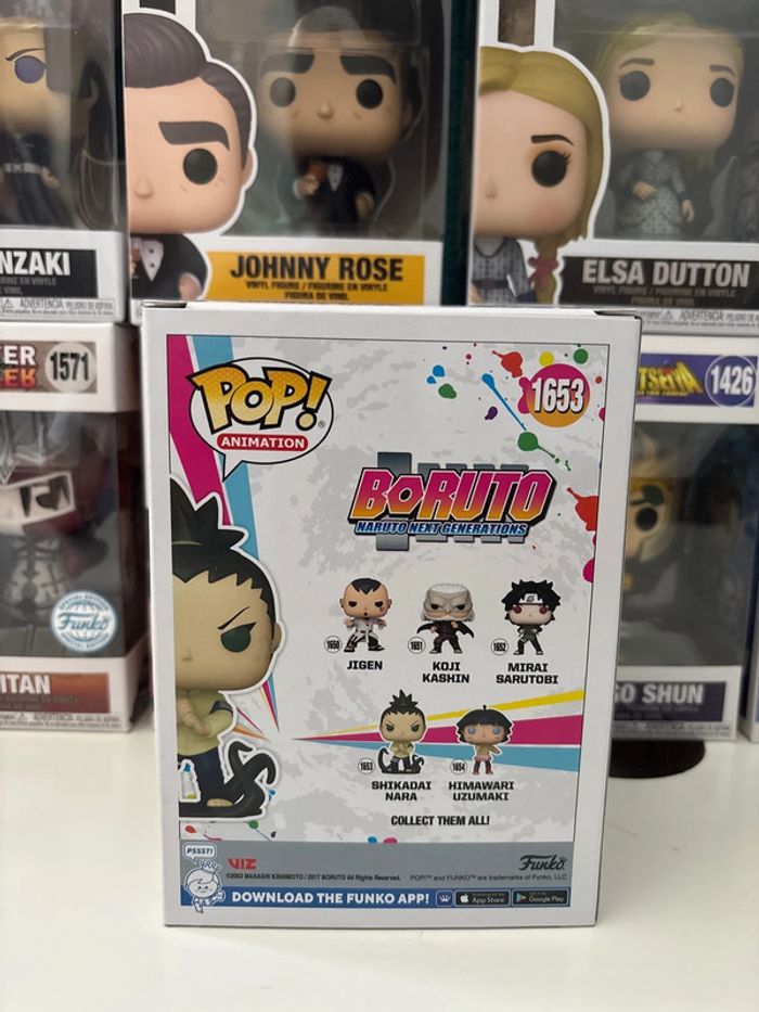 Funko pop shikadai nara 1653 Boruto - photo numéro 3