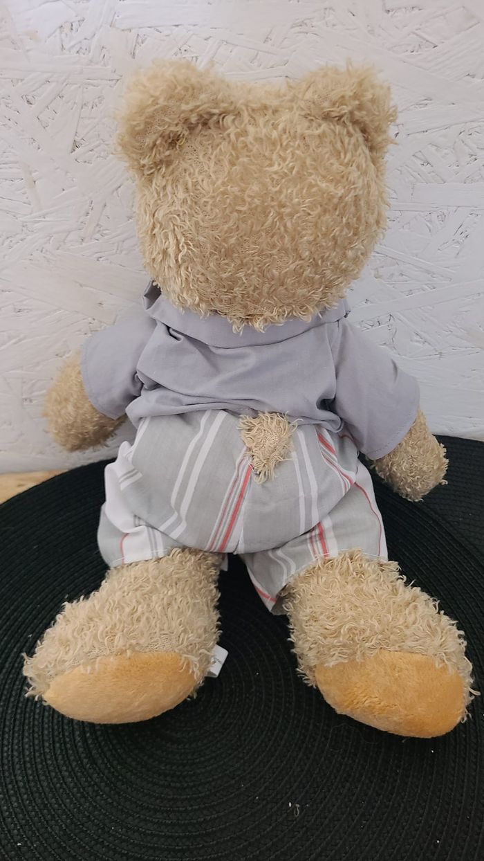 doudou ours en peluche tout doux et moelleux. Habillé ou nu au choix - photo numéro 4