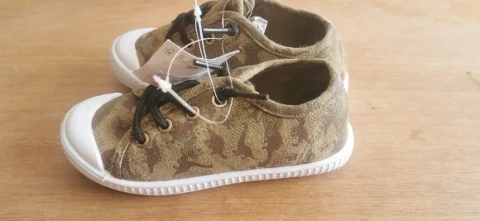 🌼Tennis Tissaia neuves pointure 26 – motif dinosaures fermeture élastique 🦕 - photo numéro 4