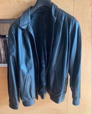 Veste en cuir homme