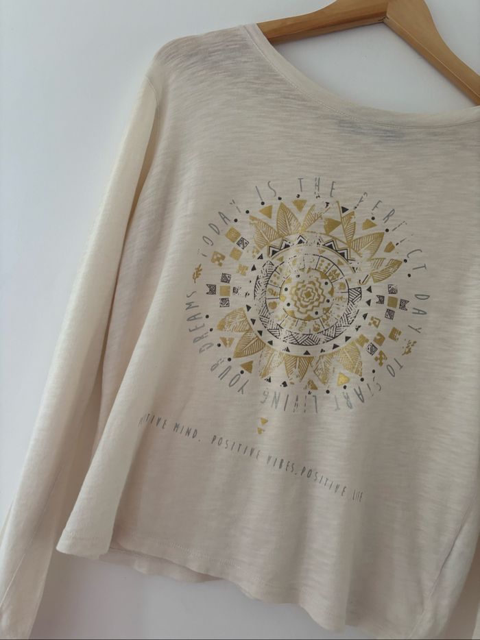 Haut / t-shirt manches longues galerie lafayette - photo numéro 2