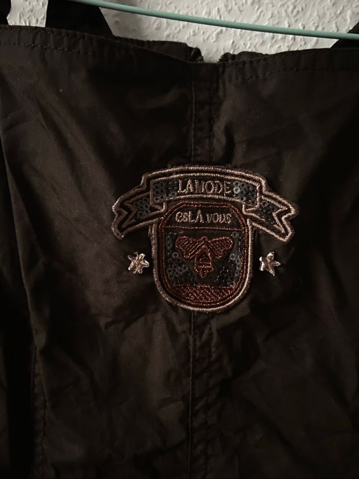 Robe style salopette marron - photo numéro 2