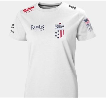 American Magic Cotton T-shirt Helly Hansen neuf taille S