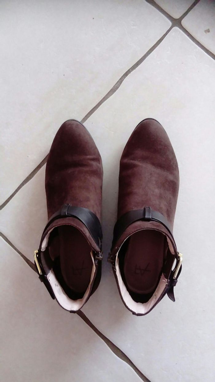 Bottines marron 38