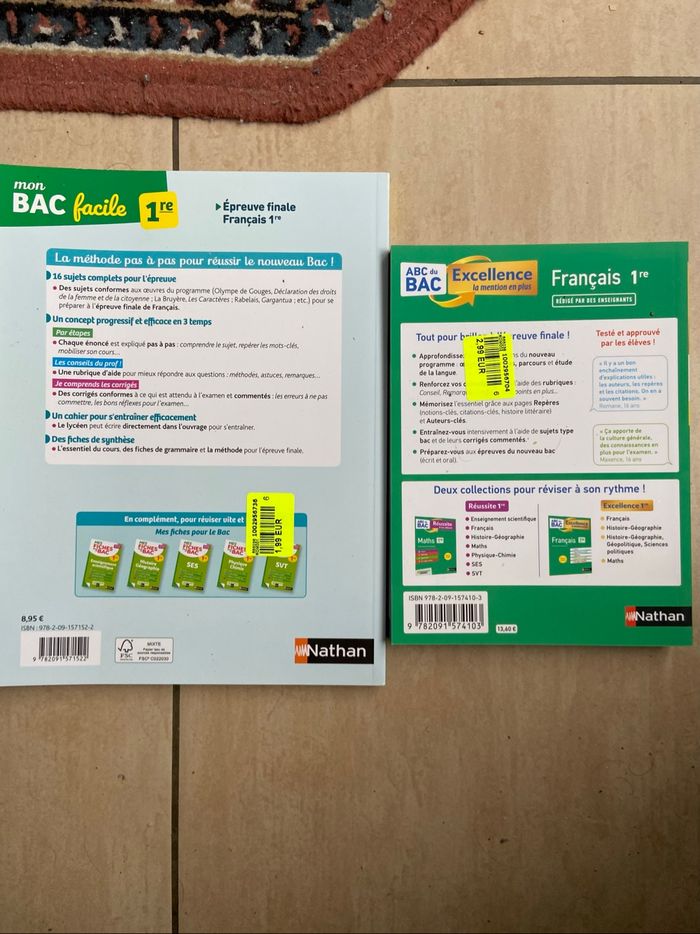 Livre bac français 1re +livre épreuve finale - photo numéro 2