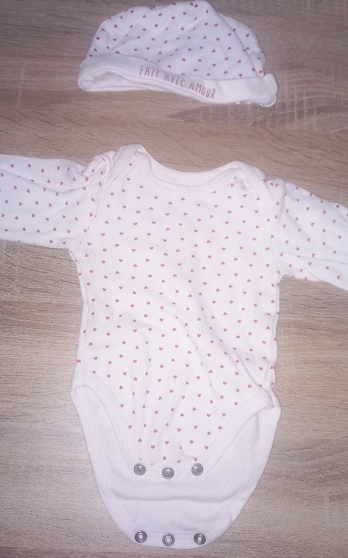Lot de 2 pièces fille 3 mois