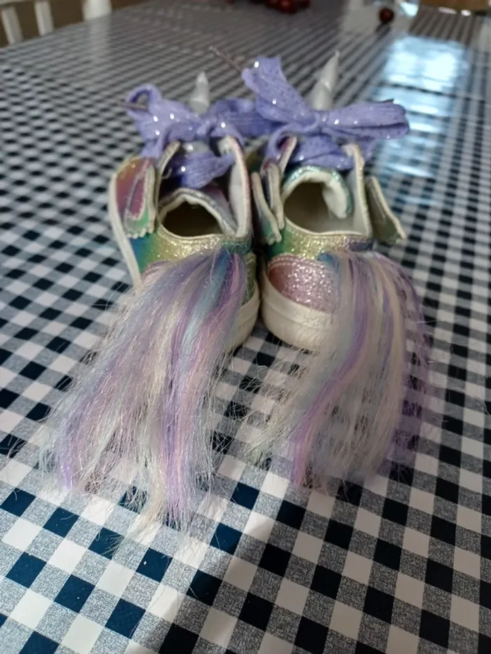 Sneakers licorne à paillettes Conguitos taille 25 - photo numéro 6