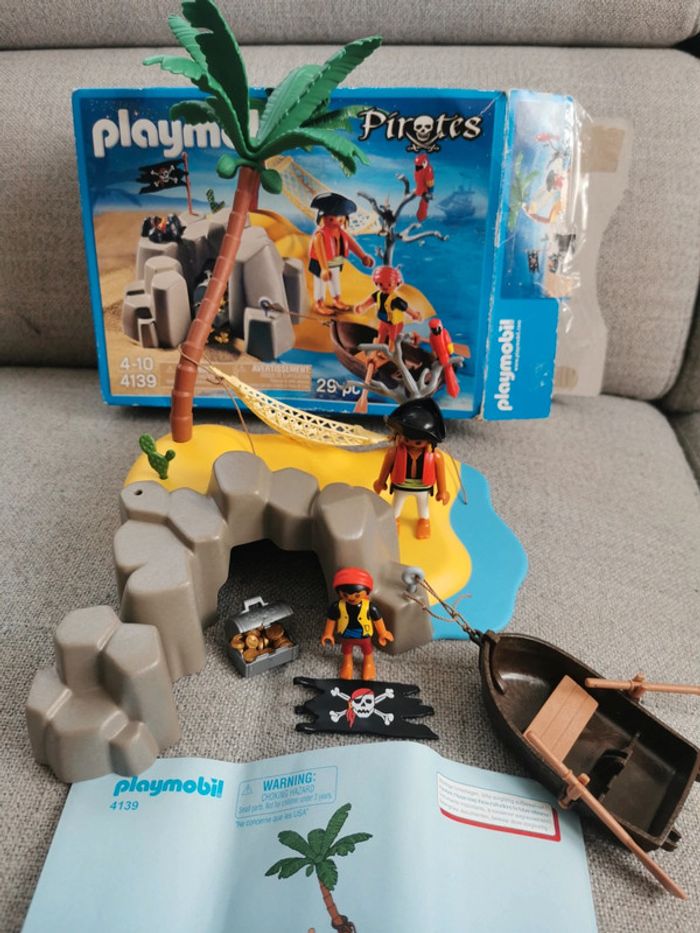 Jeu de construction Playmobil 4139 Compact set pirates avec boîte et notice - photo numéro 2