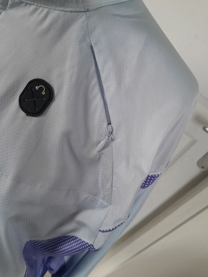 J coupe vent veste zippée petit carreau vichy vintage Kappa modèle aerotec - photo numéro 4