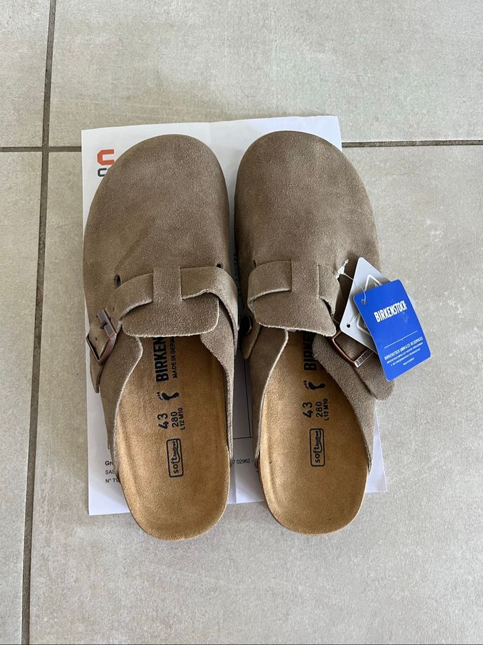 Birkenstock Boston taupe/olive