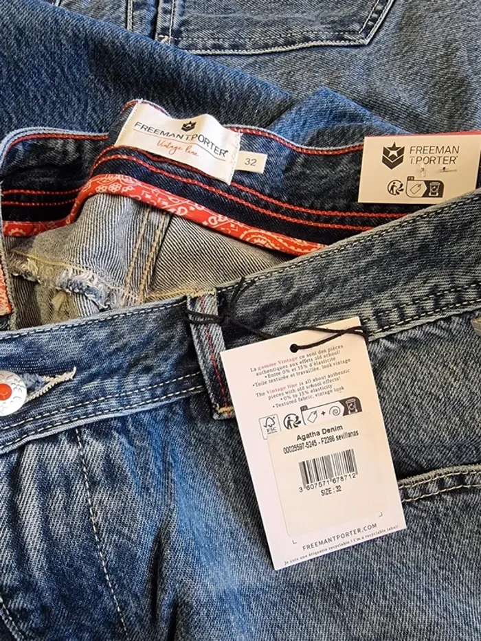Freeman T. Porter jeans large Agatha * taille 42 * - photo numéro 4