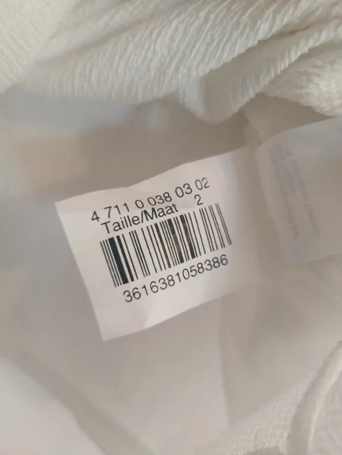 Blouse blanche "Armand Thiery" - T2 - photo numéro 6